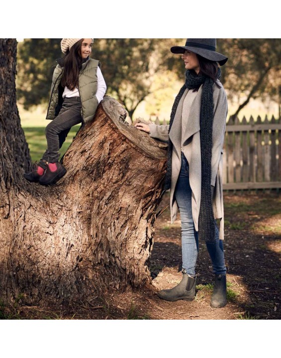 Women's Dress Chelsea Boots - Rustic Black