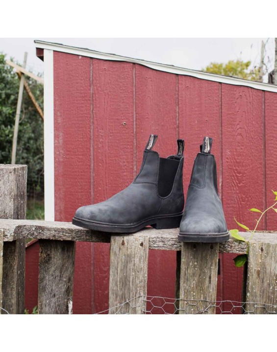 Men's Dress Chelsea Boots - Rustic Black