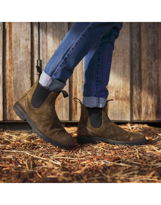 Women's Originals Suede Boots - Dark Olive