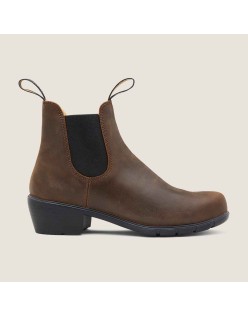 Women's Series Heeled Boots - Antique Brown