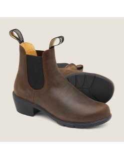Women's Series Heeled Boots - Antique Brown