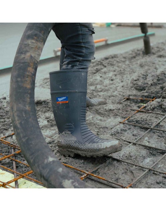 Work Series Gumboots Boots - Grey