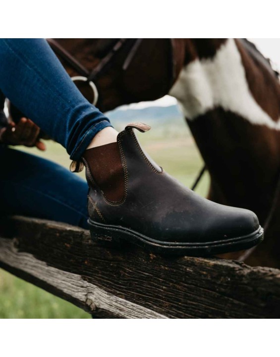 Women's Dress Chelsea Boots - Stout Brown