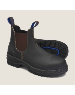 Elastic Sided Series Work Boots - Stout Brown