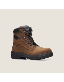 Work Series Lace Up Boots - Crazy Horse