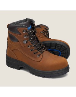 Work Series Lace Up Boots - Crazy Horse