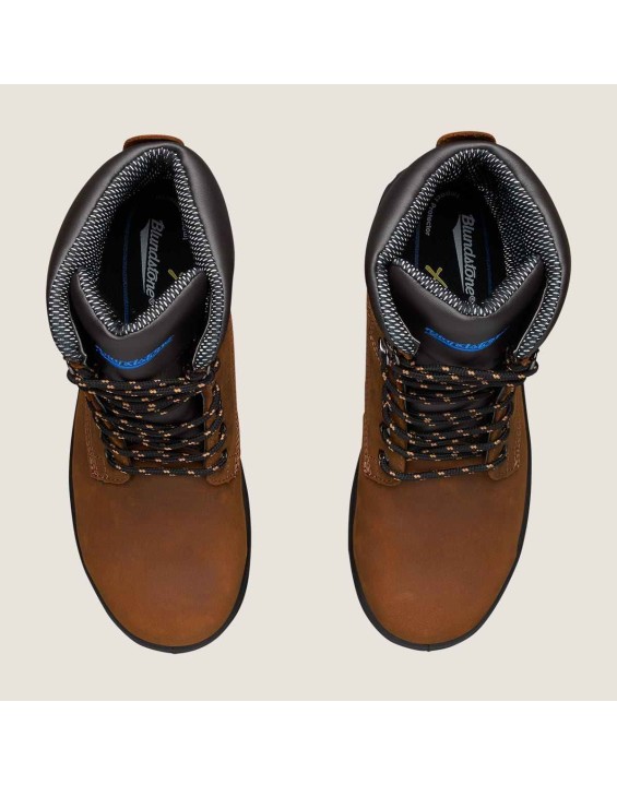 Work Series Lace Up Boots - Crazy Horse