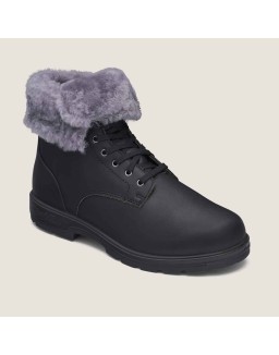 Women's Thermal Lace Up Boots - Black