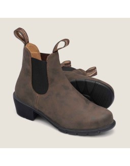 Women's Series Heeled Boots - Rustic Brown