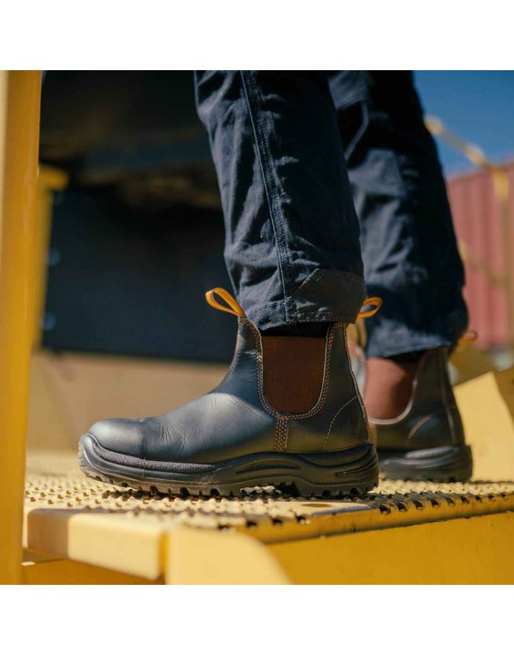 Work Series Chelsea Boots - Stout Brown