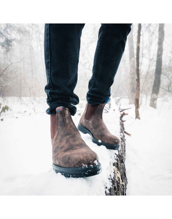 Men's Thermal Chelsea Boots - Rustic Brown