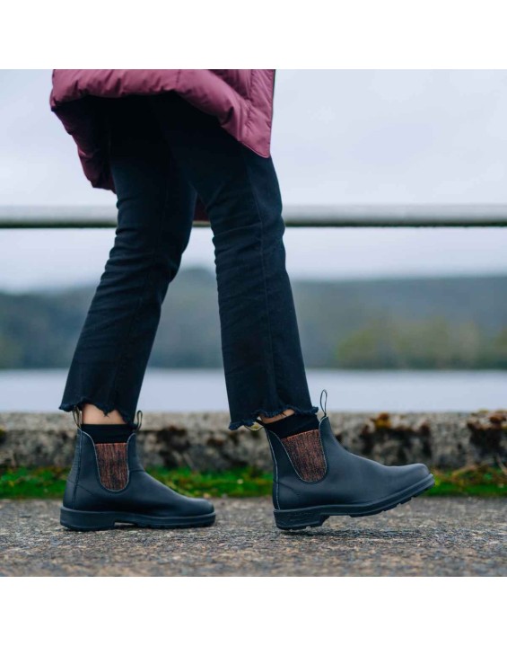 Youth Originals Chelsea Boots - Black / Gold Glitter