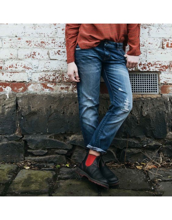 Youth Classics Chelsea Boots - Black / Red