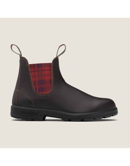 Women's Originals Chelsea Boots - Stout Brown / Burgundy Tartan
