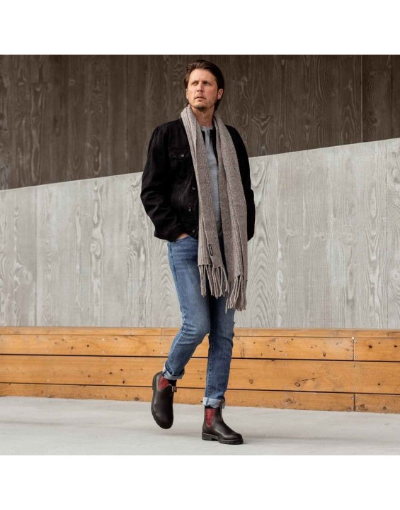 Men's Originals Chelsea Boots - Stout Brown / Burgundy Tartan