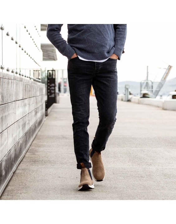 Men's Active Chelsea Boots - Sand / Navy