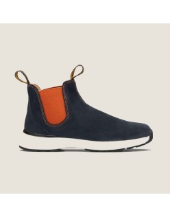 Women's Active Chelsea Boots - Navy / Orange