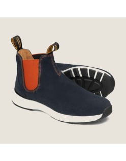 Women's Active Chelsea Boots - Navy / Orange