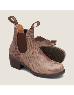Women's Series Heeled Boots - Shell Lizard