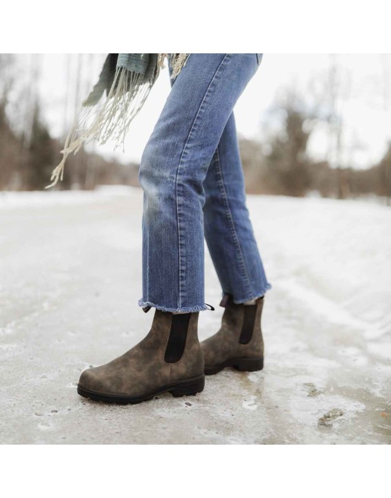 Women's Thermal High Top Boots - Rustic Brown