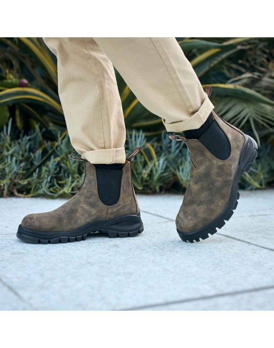 Men's Lug Chelsea Boots - Rustic Brown