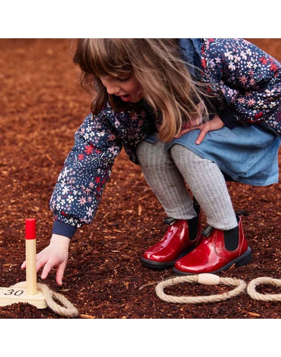 Kids' Series Chelsea Boots - Patent Red