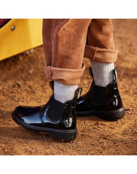 Kids' Series Chelsea Boots - Patent Black
