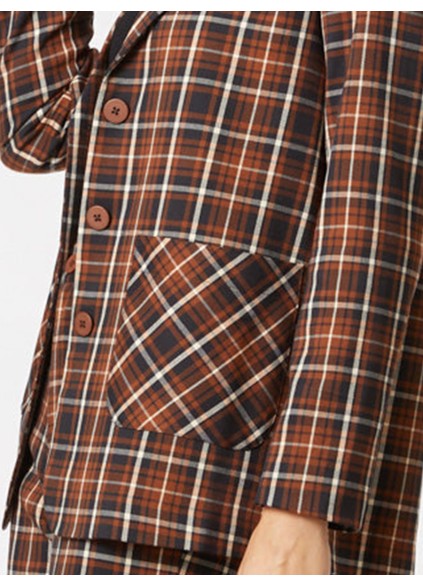 Amber Check Blazer