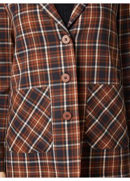 Amber Check Blazer