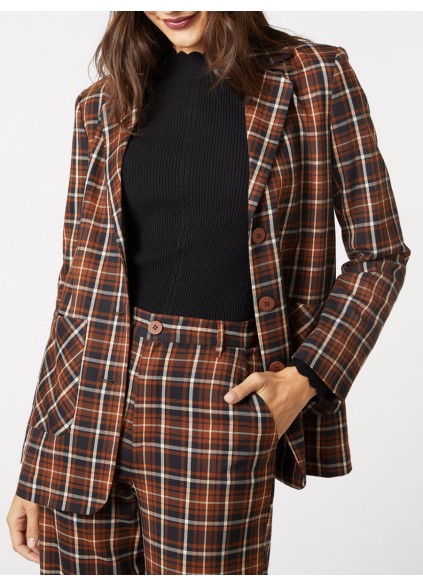 Amber Check Blazer