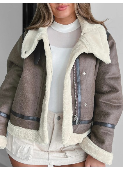 Autumn and winter fur coat
