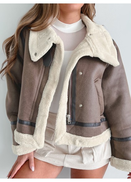 Autumn and winter fur coat