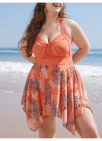 Black lace one-piece swimsuit