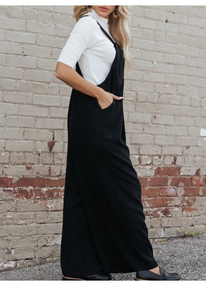 Black overalls and pants