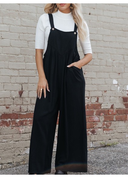 Black overalls and pants