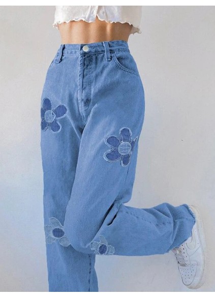 Blue denim pants