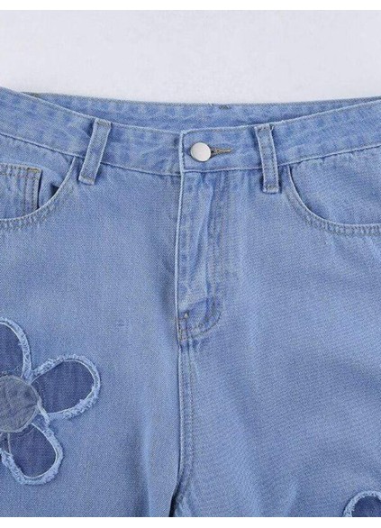 Blue denim pants