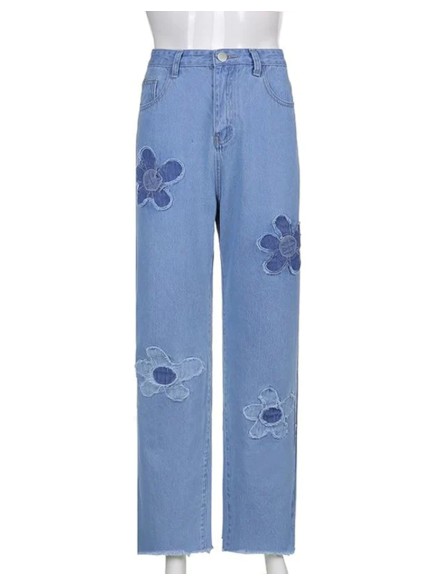 Blue denim pants