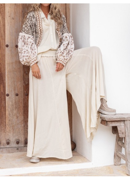Bohemian casual pants skirt