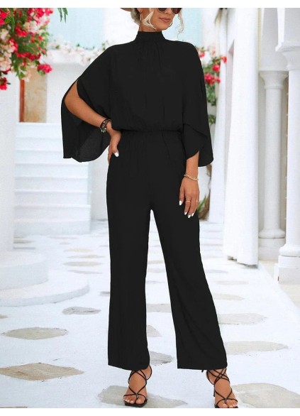 Elegant high-neck jumpsuit for women