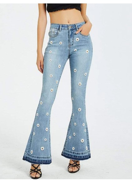Fashion slim fitting denim pants
