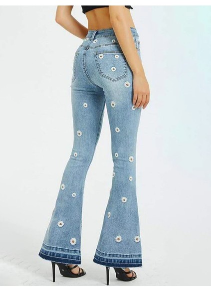 Fashion slim fitting denim pants