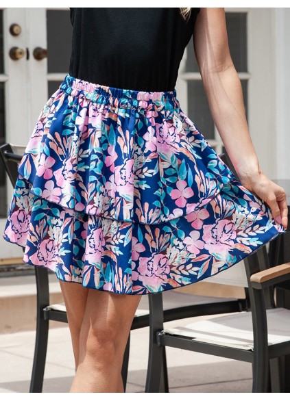 FLORAL SHEATH CASUAL SKIRTS