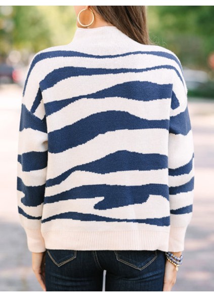 cream white and blue striped sweater you love