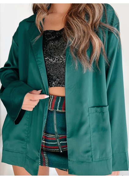 Green suit jacket