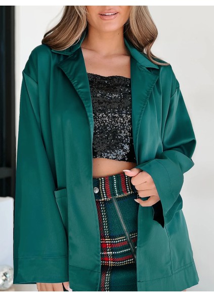 Green suit jacket