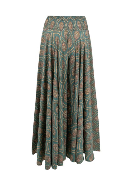 Loose Print Casual Skirts