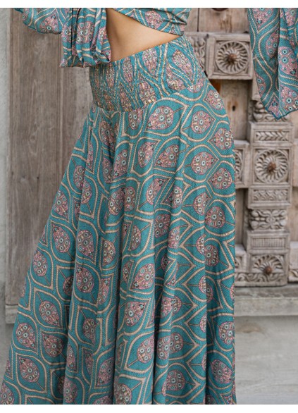 Loose Print Casual Skirts