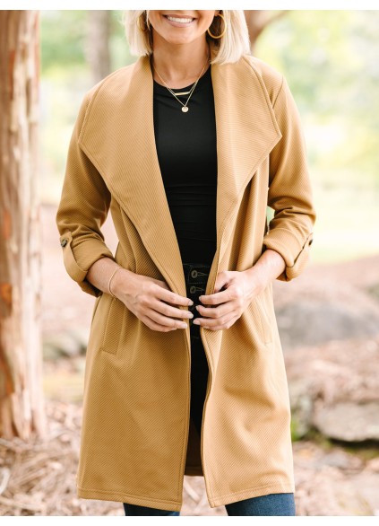 Camel Brown Coat