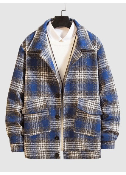Men's Casual Oversized Coat Jacket